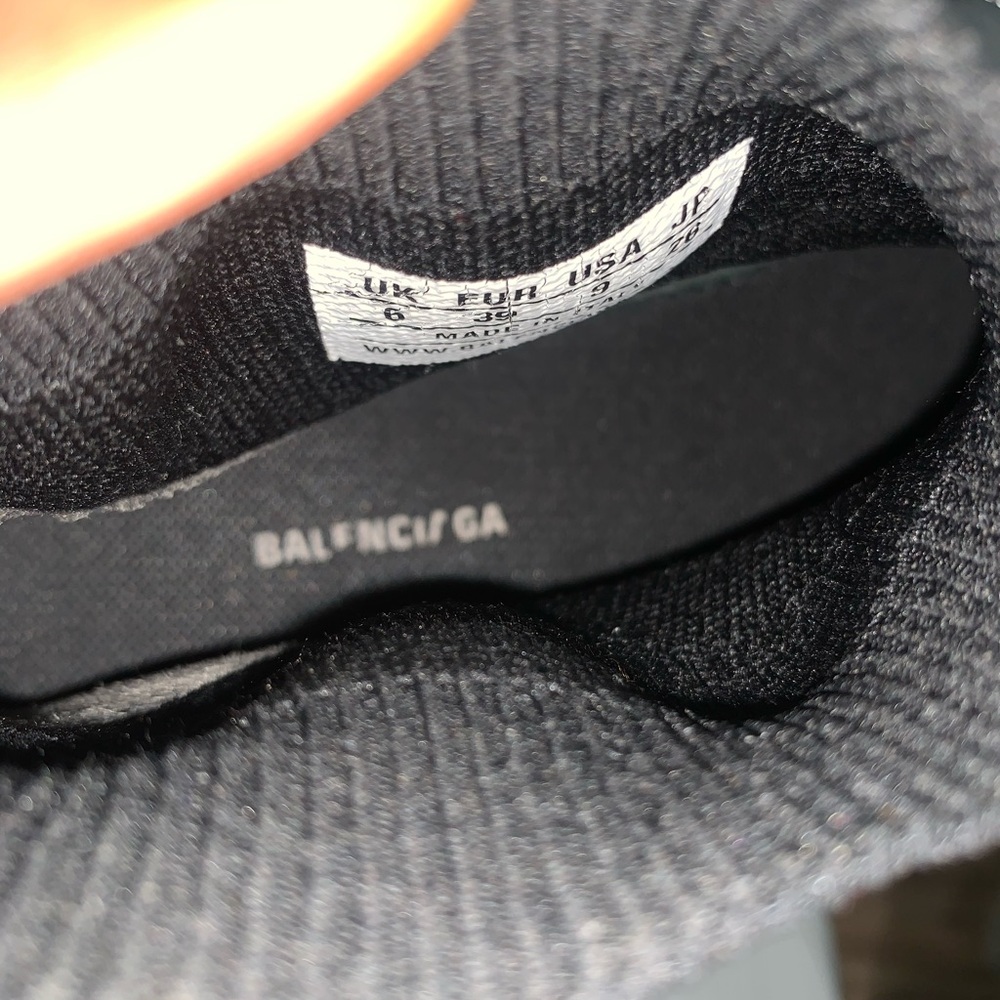 Balenciaga Speed Sneaker ‘Black’ Sock Men’s Size 9 AUTHENTIC - Picture 7 of 7